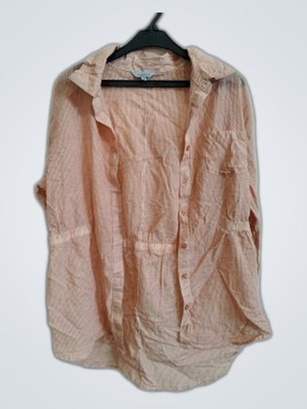 Tex Woman Pink Striped Shirt