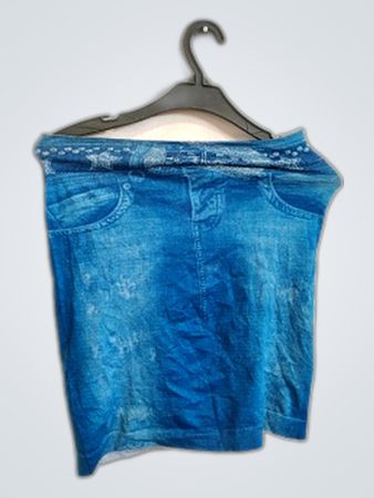 Blue Denim Skirt