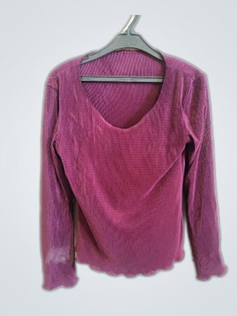 Avenue Purple Long Sleeve Top