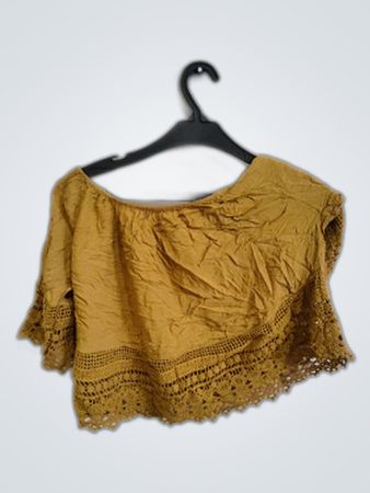 Yellow Crochet Top