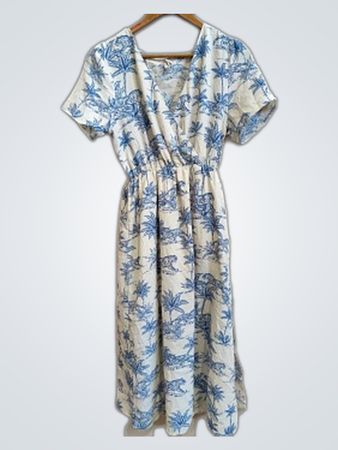 Blue Floral Dress