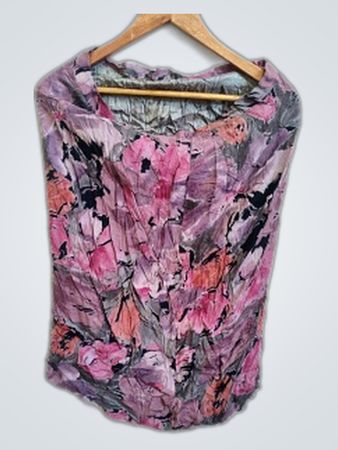 Blouse with Floral Pattern