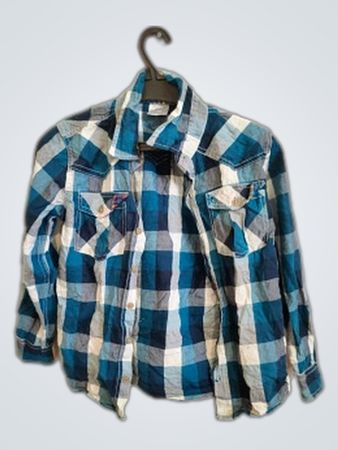 Gap Blue Plaid Shirt