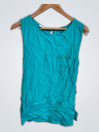 Promod Teal Sleeveless Top