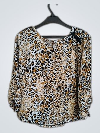 Afibel Leopard Print Blouse