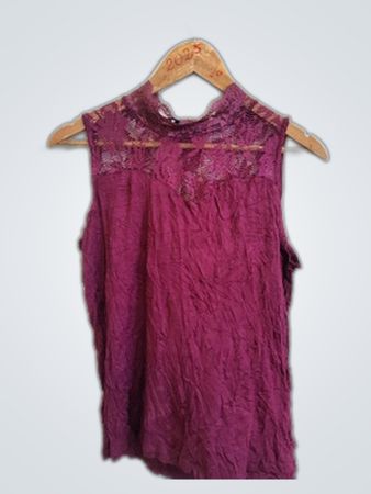 MIM Purple Lace Top