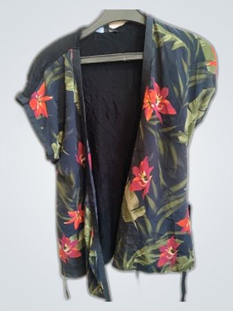 Elam Floral Print Kimono Jacket