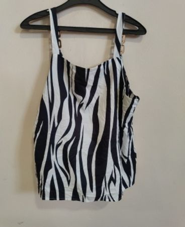 Zebra Print Tank Top