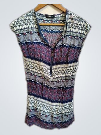 YILI.K Striped Sleeveless Top