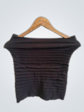 Black Off-the-Shoulder Top