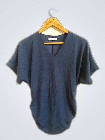 Blue V-Neck T-Shirt
