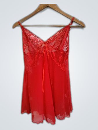 Red Lace Chemise