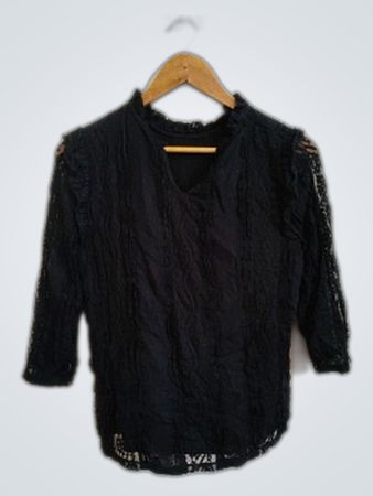 Black Lace Blouse