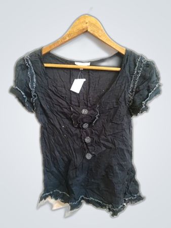 Sheabachii Black Blouse