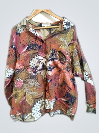 Long Sleeve Floral Blouse
