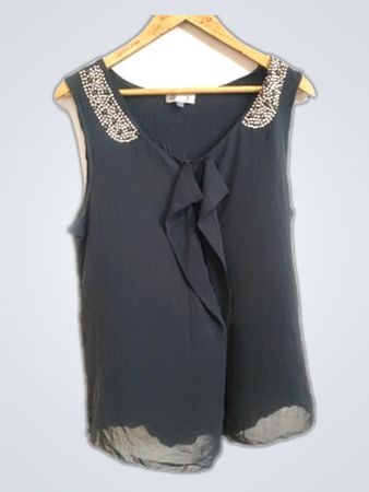 Kyoman Black Blouse