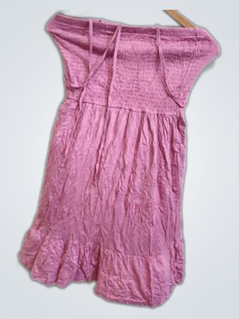 Pink Off-the-Shoulder Dress