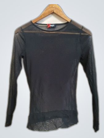 Sinsquanone Long Sleeve Sheer Top