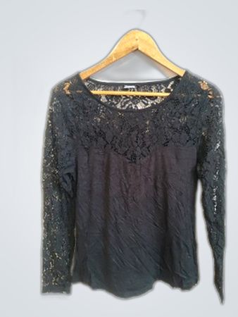 Black Lace Blouse