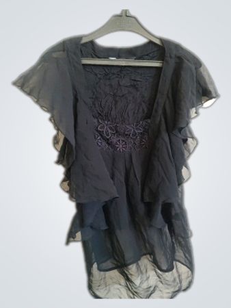 Black Ruffled Dress