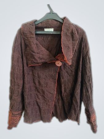 Brown Long-Sleeve Shirt