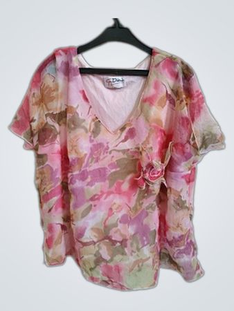 Sky Duskies Floral Blouse