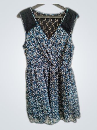 Blue Floral Dress