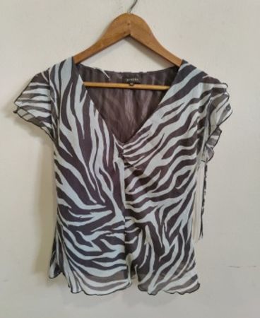 Zebra Print Blouse