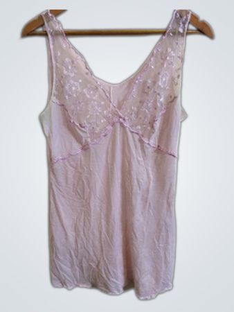 Pink Lace Camisole
