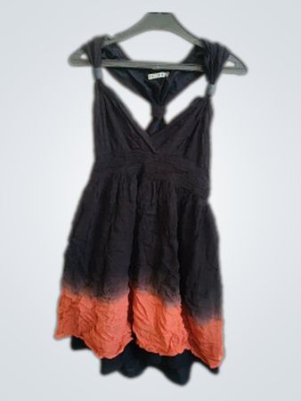 Ichigo Black and Orange Ombre Dress