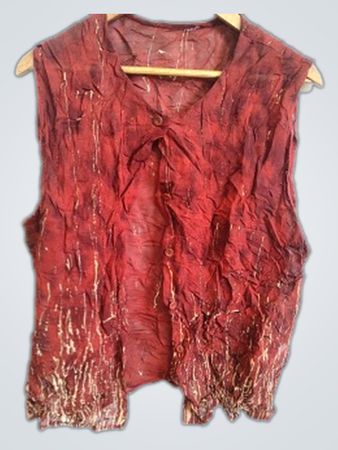 Unbranded Textured Red Vest
