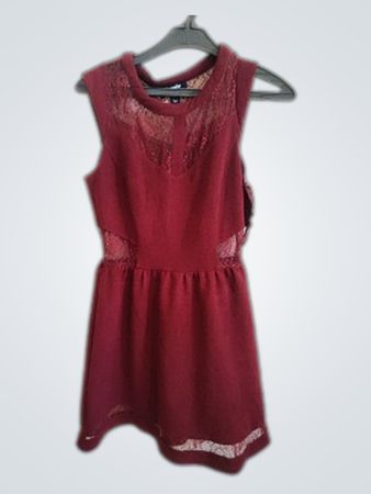 Jennyfer Red Lace Dress