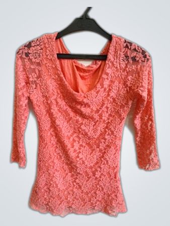Pink Lace Blouse