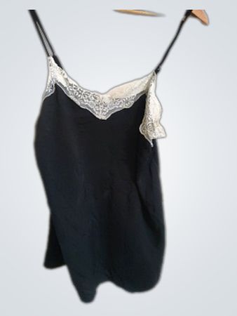Rebel Queen Black Lace Cami Top