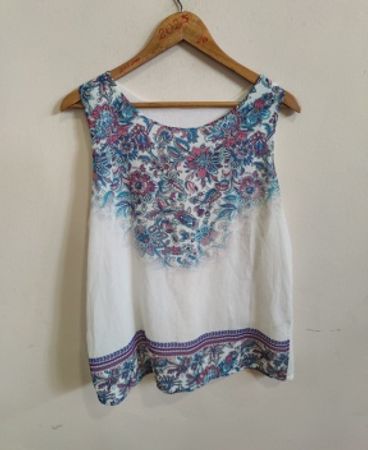 Blouse with Floral Pattern