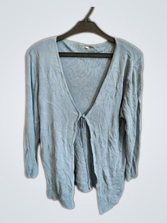 Blue Long-Sleeve Top