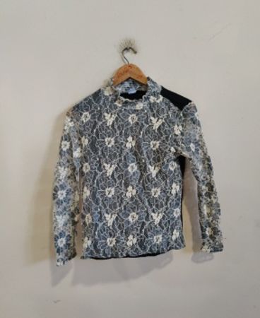 Saint Long Sleeve Lace Blouse
