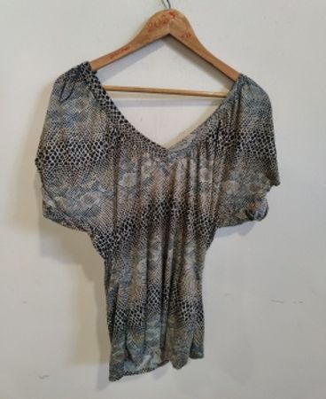 Jil Sander Snakeskin Print Blouse