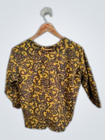 Yellow Paisley Shirt