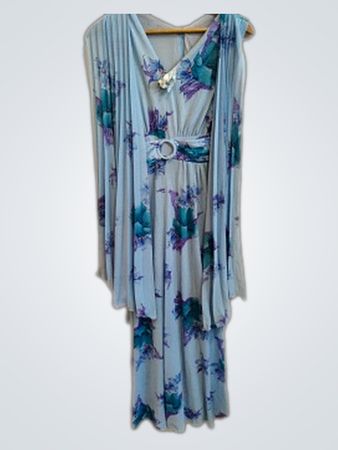 Blue Floral Dress