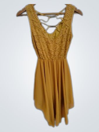 Yellow Lace Dress