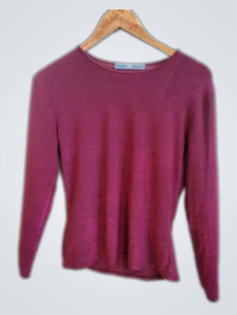 Carhartt Purple Long-Sleeve Crewneck Top