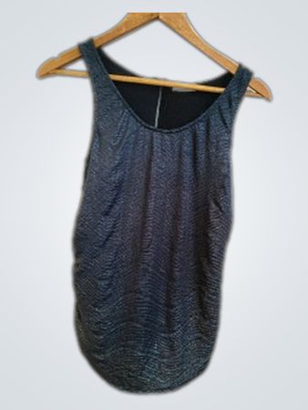 Promod Black Shimmer Tank Top
