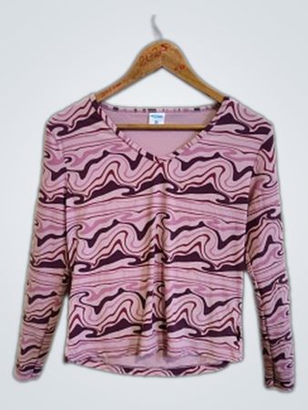 PRINCESA Pink Swirl Long Sleeve Top