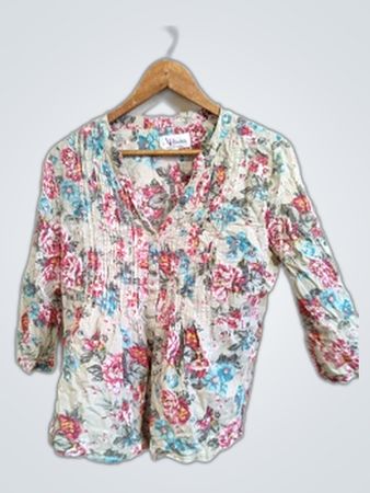 Affinites Floral Blouse
