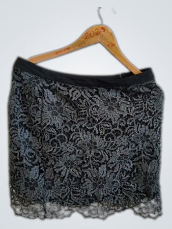 Black Lace Skirt