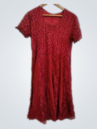 Red Lace Dress