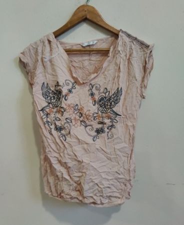 Pink Embroidered Top