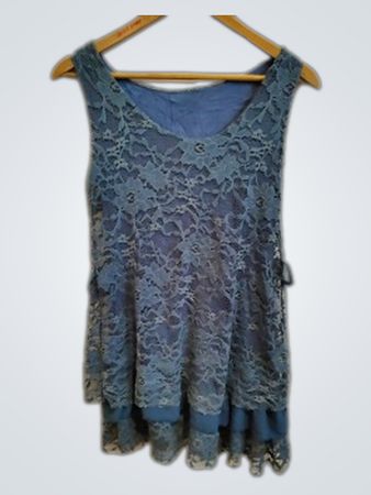 Unbranded Teal Lace Cami Top