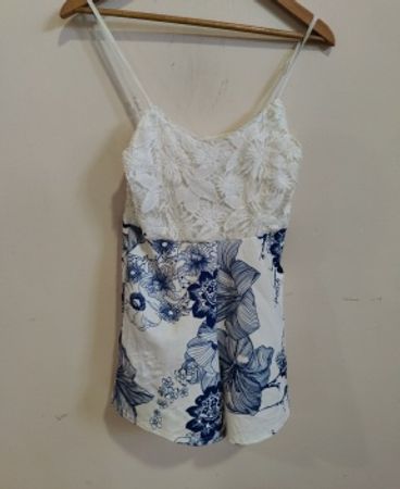Blue Floral Camisole